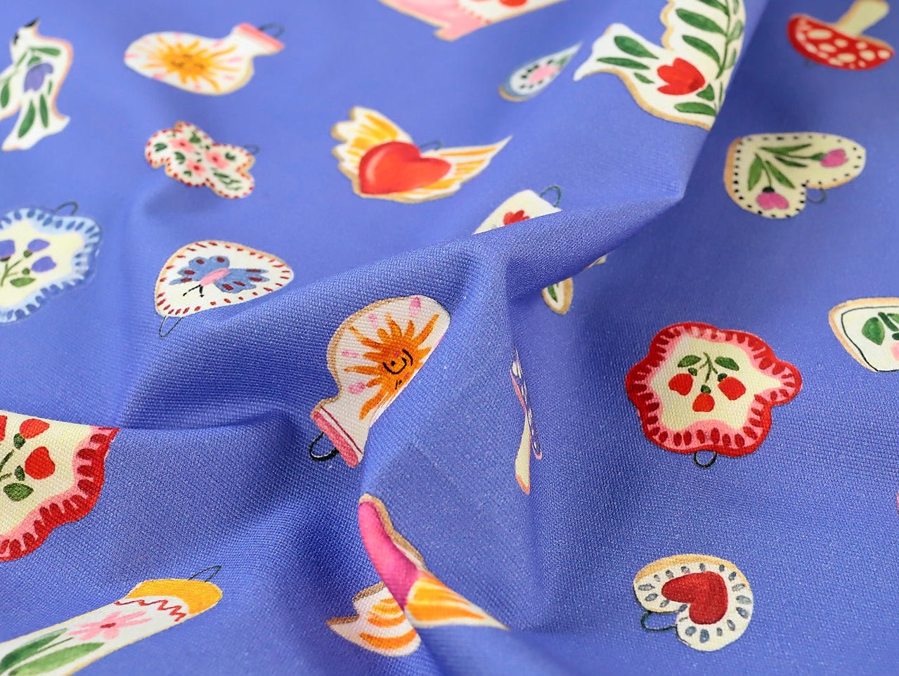 Charmed Stretch Denim - Periwinkle - Oeko - Tex 100 - Fabric Godmother - Simplifi Fabric