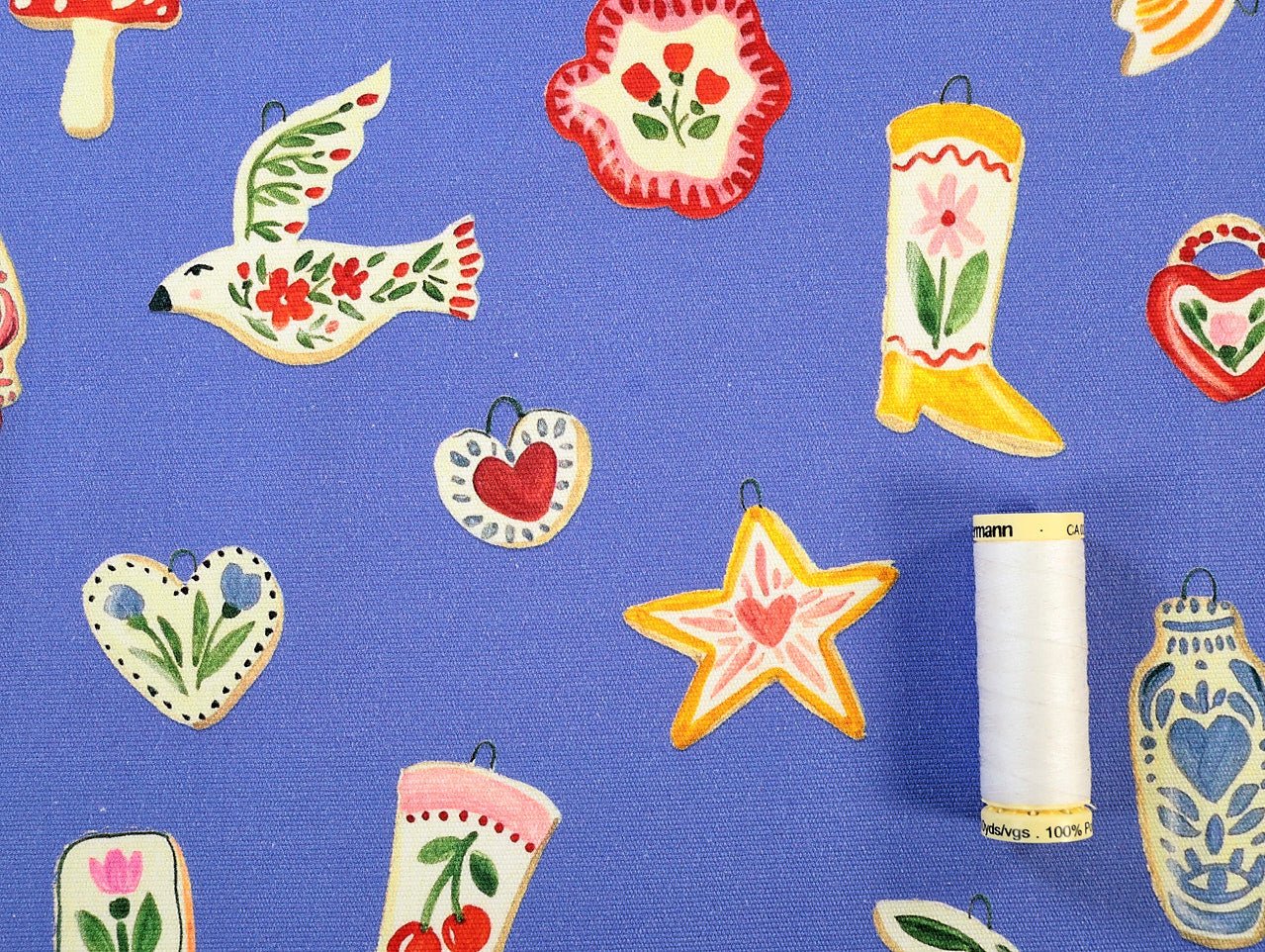 Charmed Stretch Denim - Periwinkle - Oeko - Tex 100 - Fabric Godmother - Simplifi Fabric