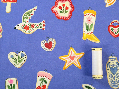 Charmed Stretch Denim - Periwinkle - Oeko - Tex 100 - Fabric Godmother - Simplifi Fabric