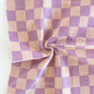 Checkmate - Checkers - Amethyst - Fableism Supply Co. - Simplifi Fabric