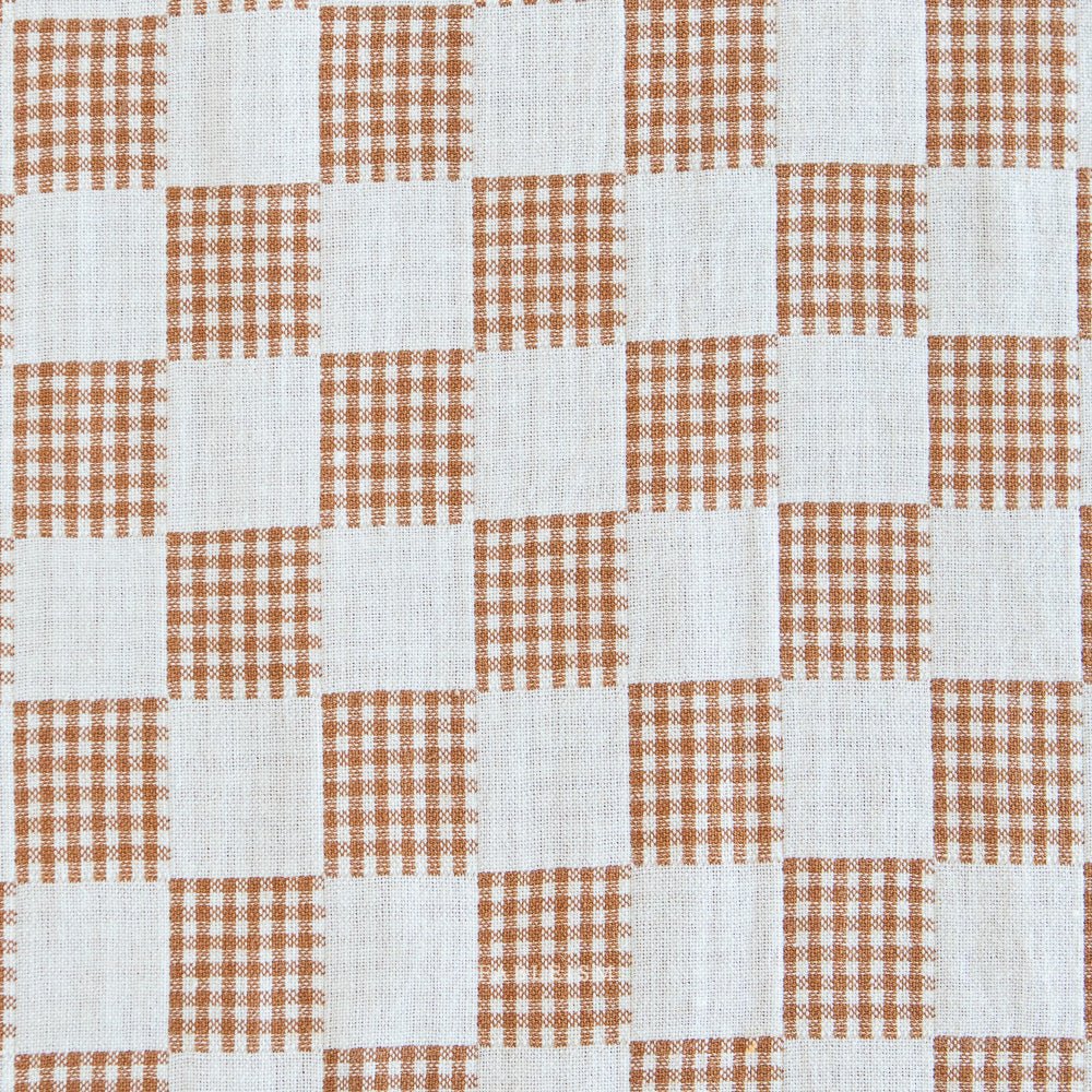Checkmate - Checkers - Ivory - Fableism Supply Co. - Simplifi Fabric