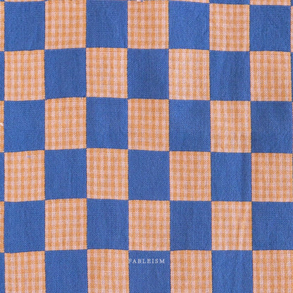 Checkmate - Checkers - Royal - Fableism Supply Co. - Simplifi Fabric