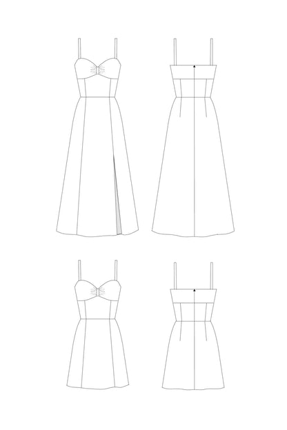 Chloe Dress PDF Pattern - Sew Love Patterns - Simplifi Fabric