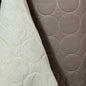 Circle Stitch Quilted - Japanese Import - Gray/Beige
