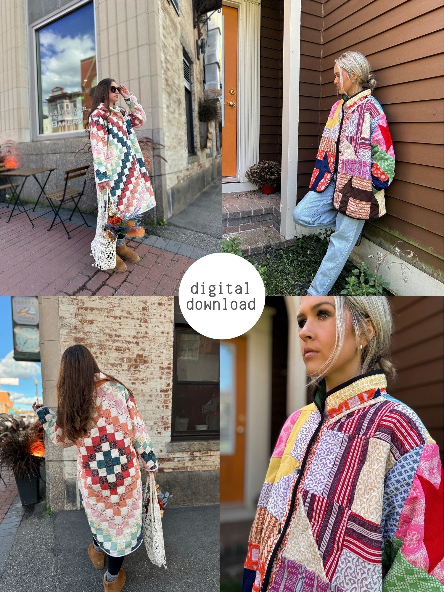 Coat - PDF Pattern - Hot Girl Quilting - Simplifi Fabric