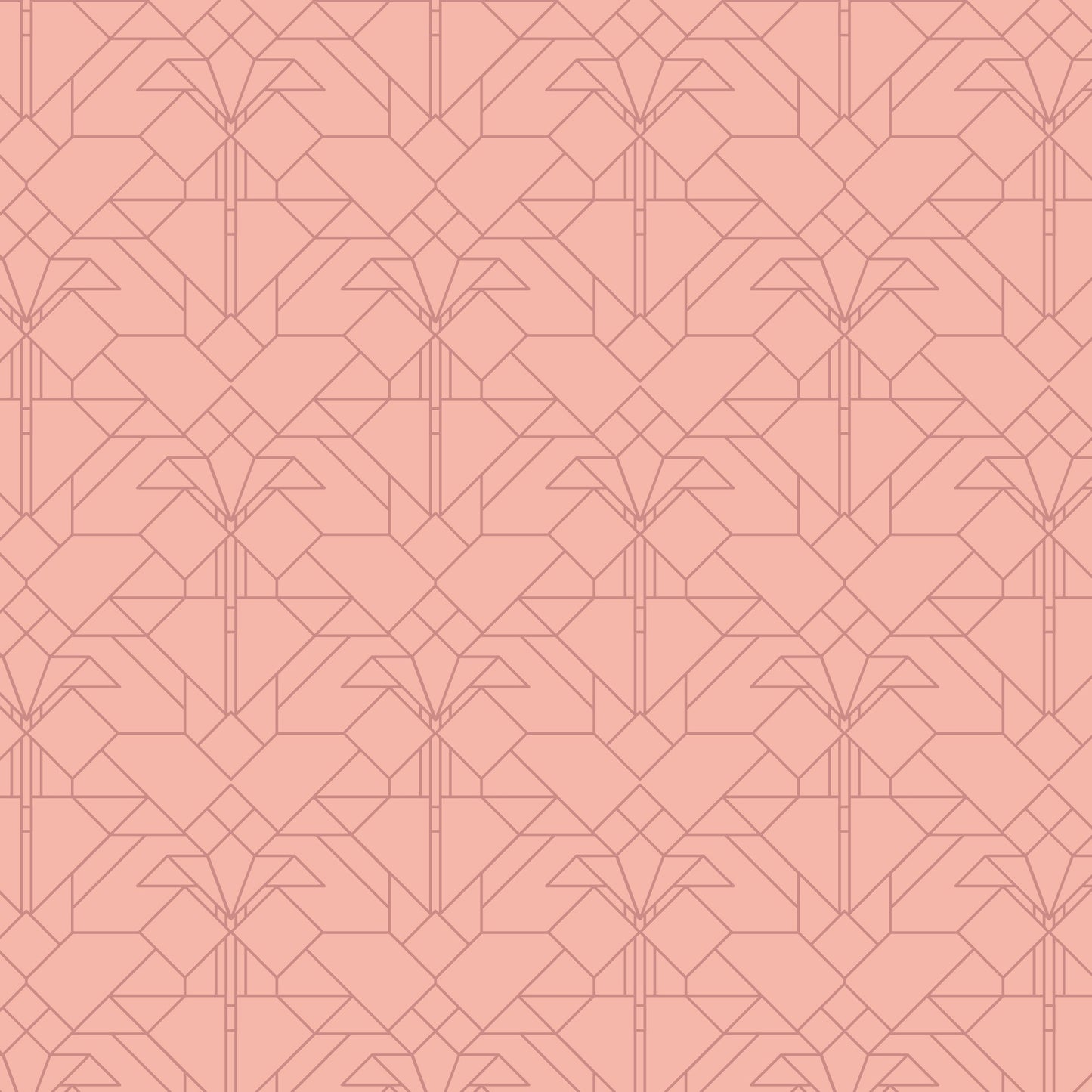 Coonley Tulip - Desert - FLW Tone On Tone - Frank Llyod Wright - Cloud 9 Fabrics - Poplin - Simplifi Fabric