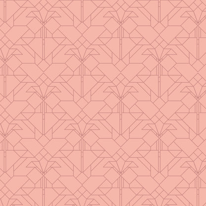 Coonley Tulip - Desert - FLW Tone On Tone - Frank Llyod Wright - Cloud 9 Fabrics - Poplin - Simplifi Fabric