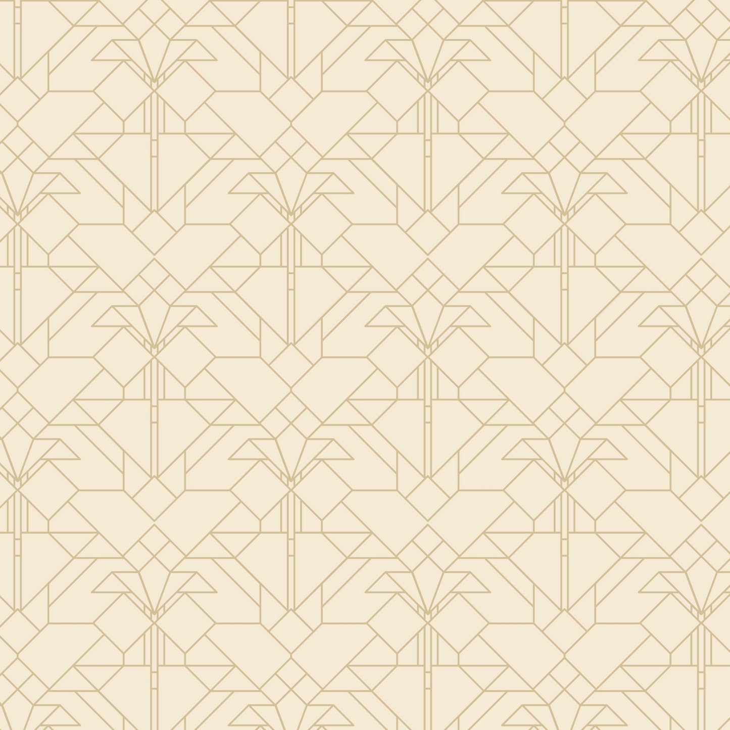 Coonley Tulip - Earth - FLW Tone On Tone - Frank Llyod Wright - Cloud 9 Fabrics - Poplin - Simplifi Fabric