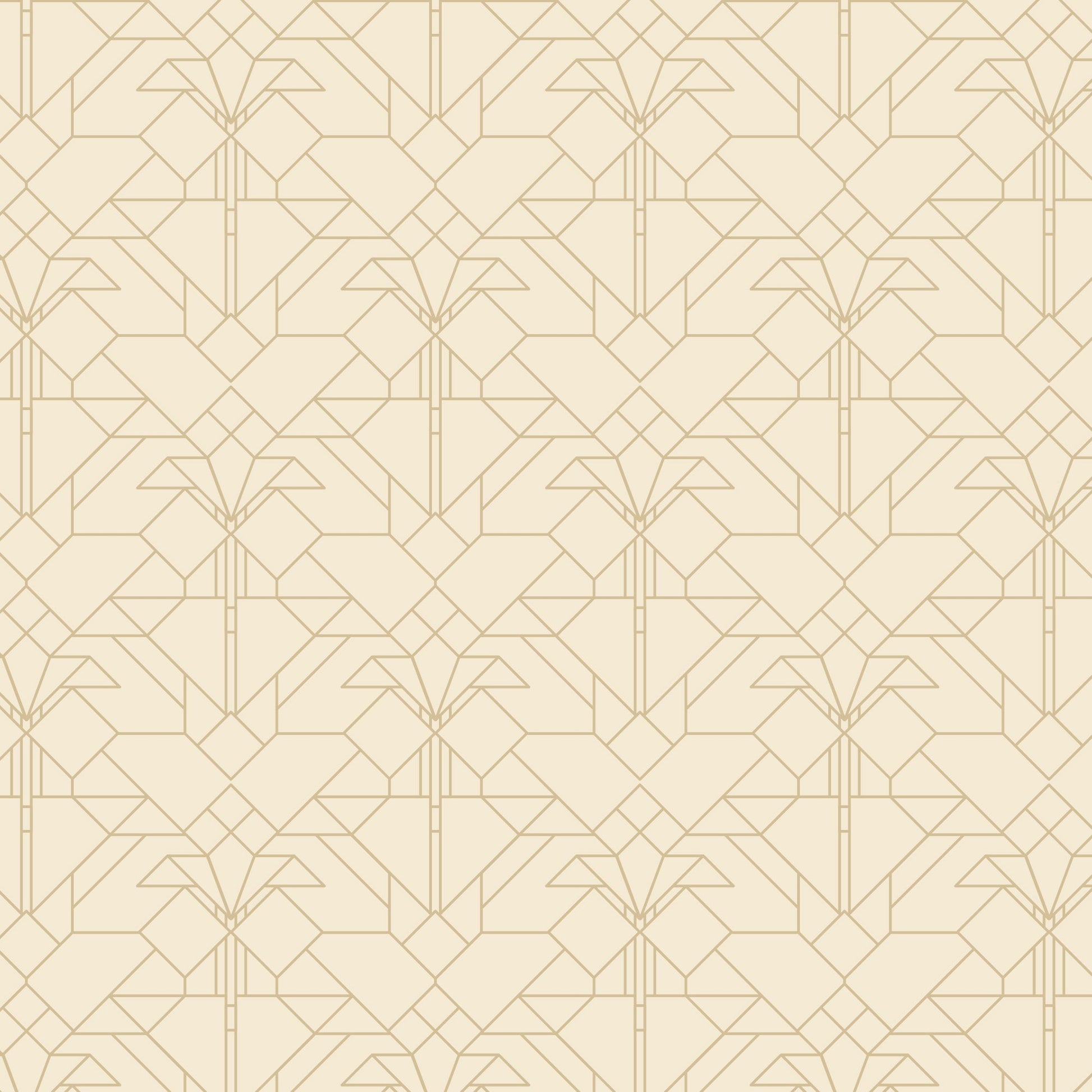 Coonley Tulip - Earth - FLW Tone On Tone - Frank Llyod Wright - Cloud 9 Fabrics - Poplin - Simplifi Fabric