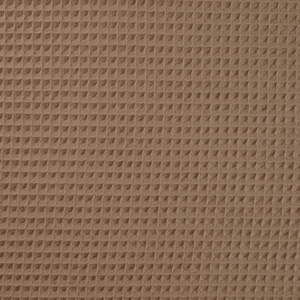 Cotton Waffle Weave - European Import - Dark Taupe - Simplifi Fabric