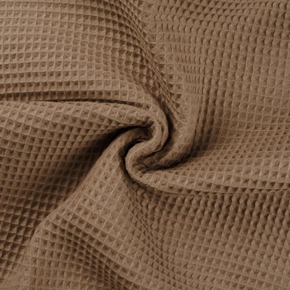 Cotton Waffle Weave - European Import - Dark Taupe - Simplifi Fabric