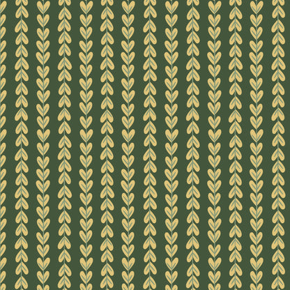 Creeping Vines - Green - Naturally Wild - Ann Gardner - Cloud 9 Fabrics - Poplin - Simplifi Fabric