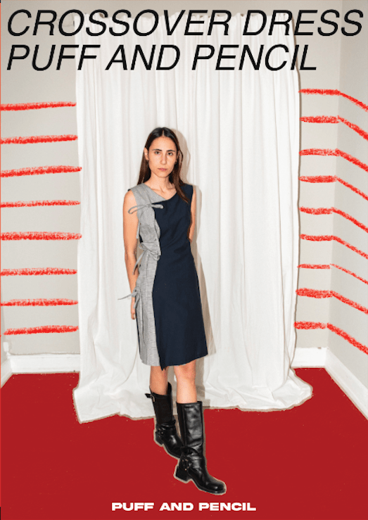 Crossover Dress - Paper Sewing Pattern - Puff And Pencil - Simplifi Fabric