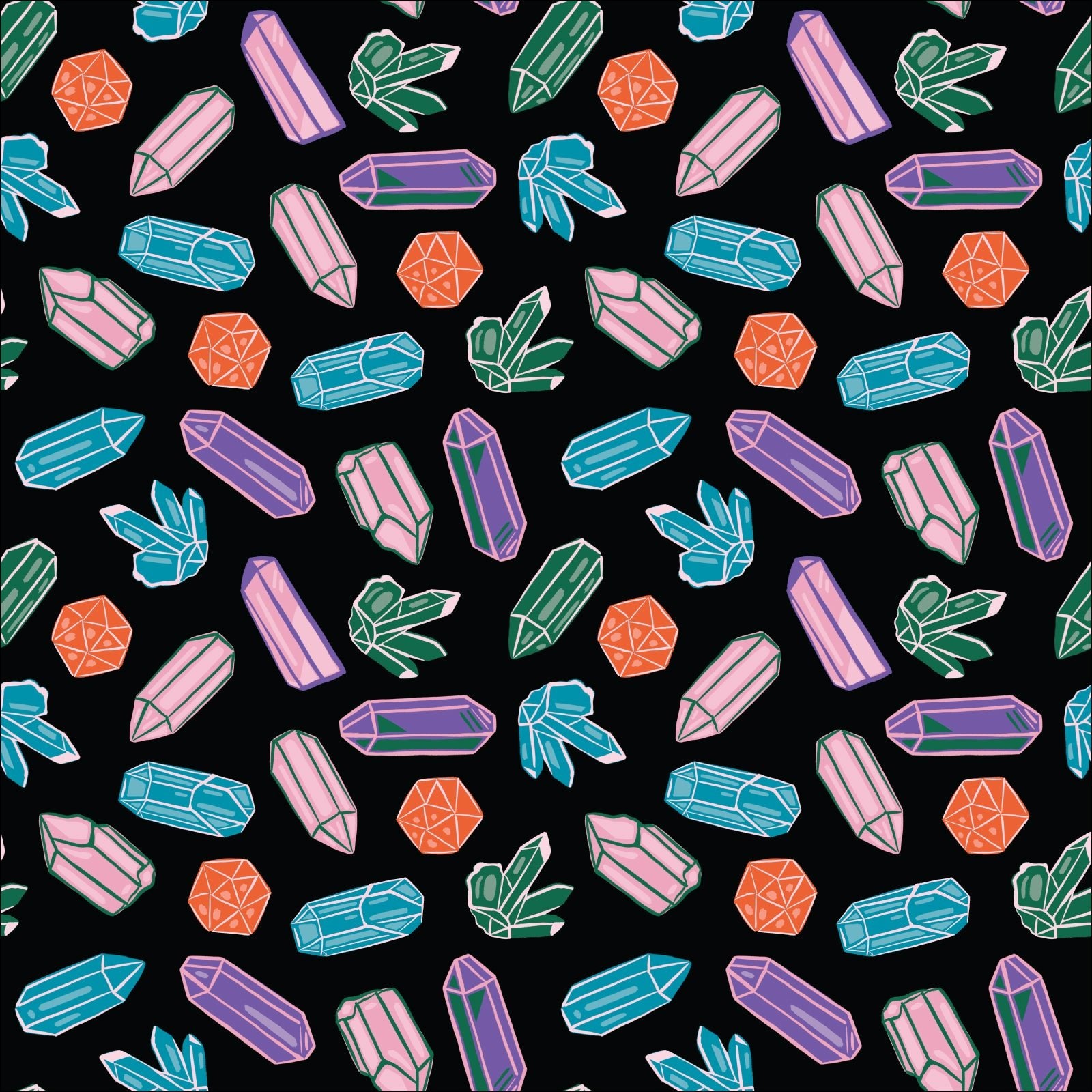 Crystals - Secret Of The Oracle - Tara Reed - Cloud 9 Fabrics - Poplin - Simplifi Fabric