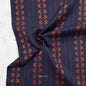 Deco Stripe - Navy/Spice - Fine & Dandy - Fableism Supply Co. - Simplifi Fabric