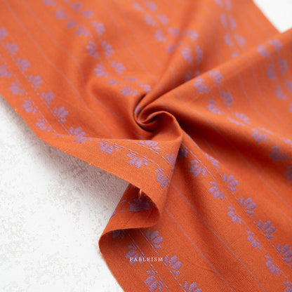 Deco Stripe - Spice - Fine & Dandy - Fableism Supply Co. - Simplifi Fabric