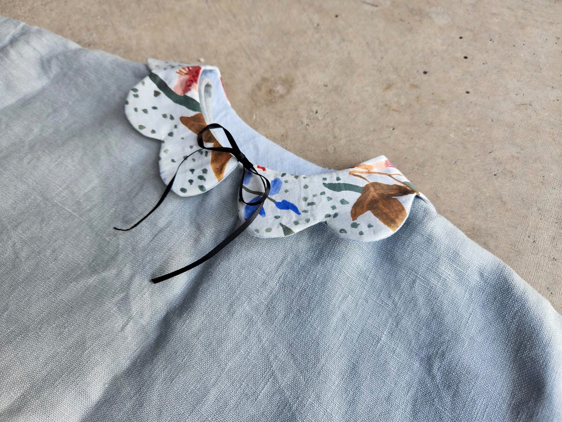 Detachable Children's Collar PDF Sewing Pattern - Atelier Mimito - Simplifi Fabric