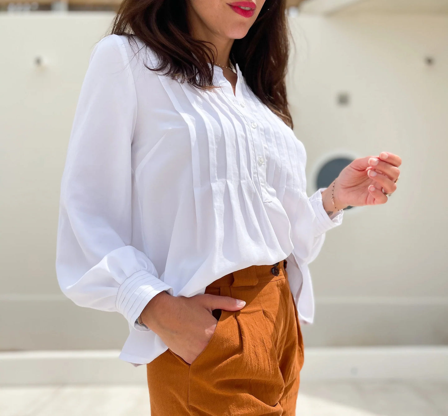 Atlas Shirt Dress Blouse Paper Sewing Pattern - Maison Fauve