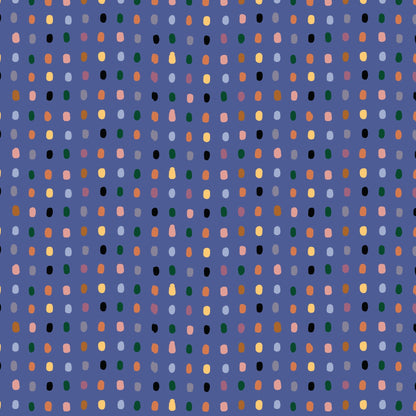 Dew Drops Dusk - Fern Grove - Leah Duncan - Cloud 9 Fabrics - Poplin - Simplifi Fabric