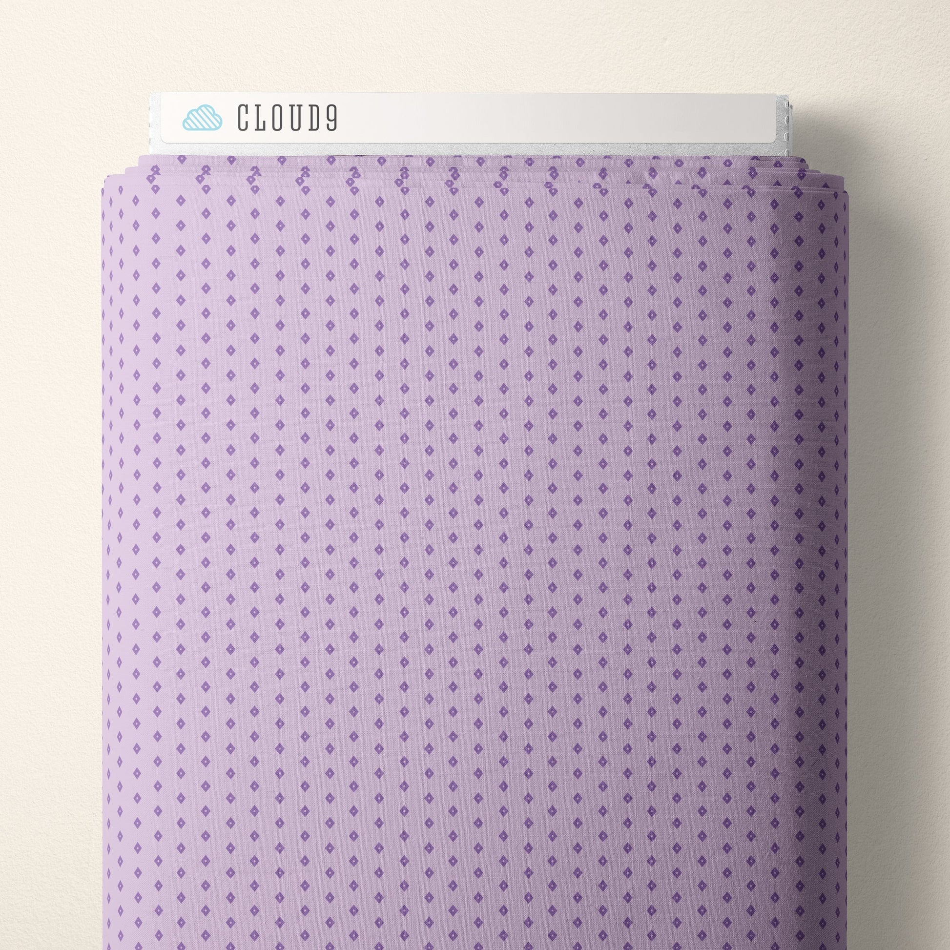 Diamond - Lilac - Retro Meadow - Sophie Rowe - Cloud 9 Fabrics - Poplin - Simplifi Fabric