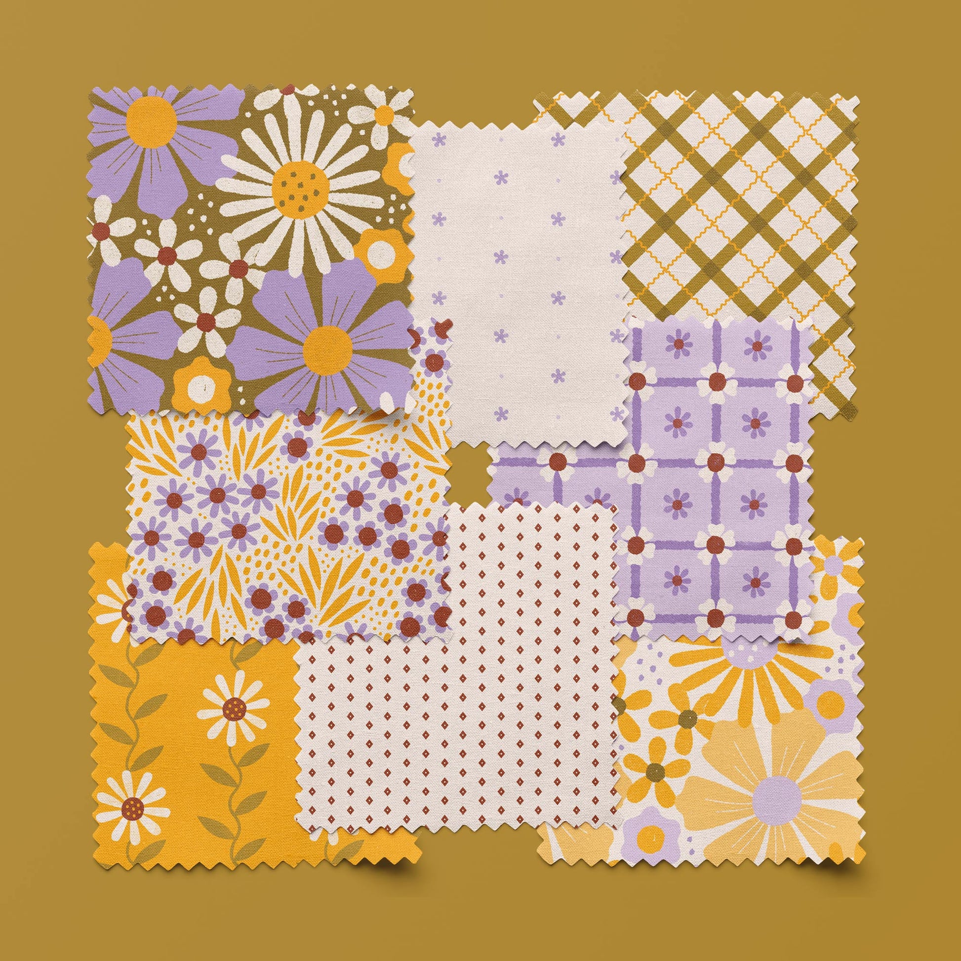 Dorris - Retro Meadow - Sophie Rowe - Cloud 9 Fabrics - Poplin - Simplifi Fabric