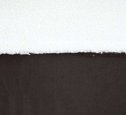 Double - Sided Imitation Suede With Sheepskin - Black - Katia - Simplifi Fabric
