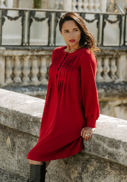 Atlas Shirt Dress Blouse Paper Sewing Pattern - Maison Fauve