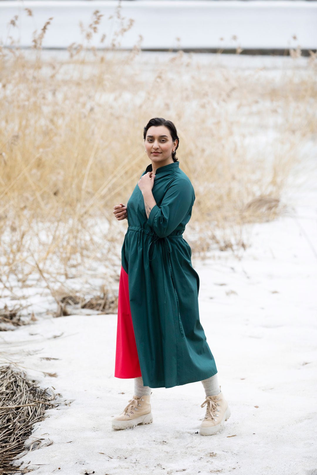 DYNAMO Dress by Kaisa Rissanen PDF Sewing Pattern - TAUKO - Simplifi Fabric