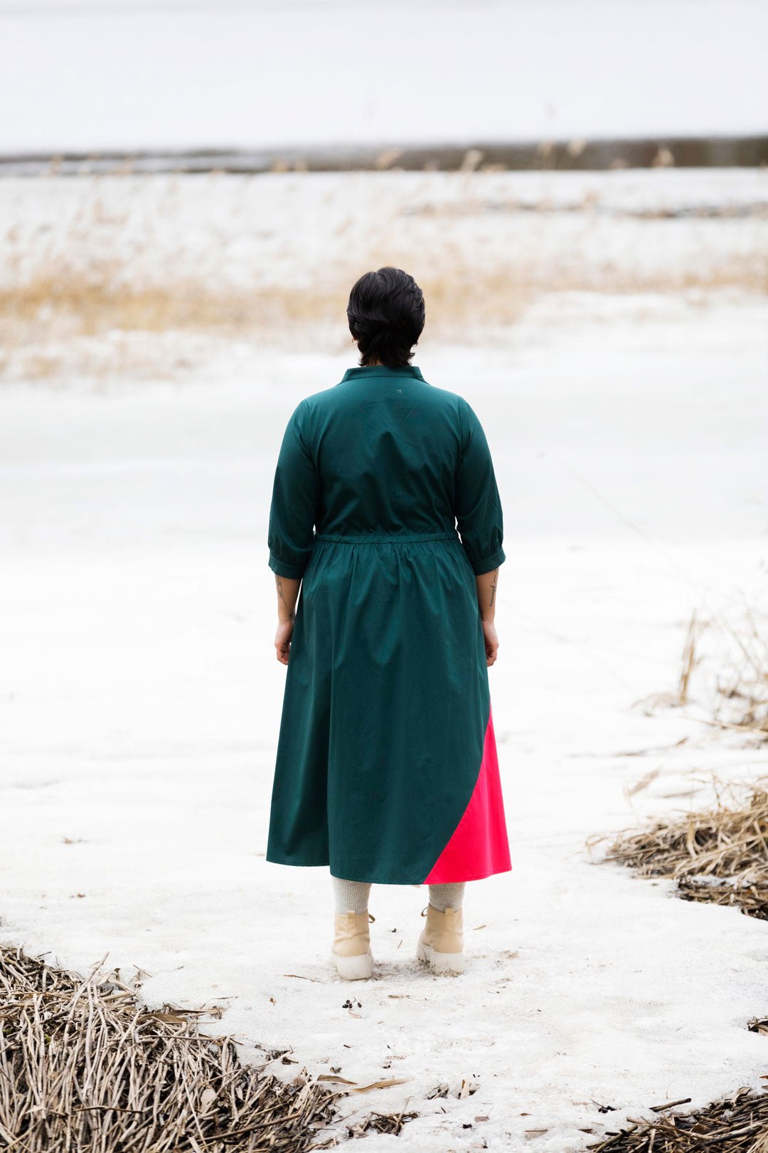 DYNAMO Dress by Kaisa Rissanen PDF Sewing Pattern - TAUKO - Simplifi Fabric