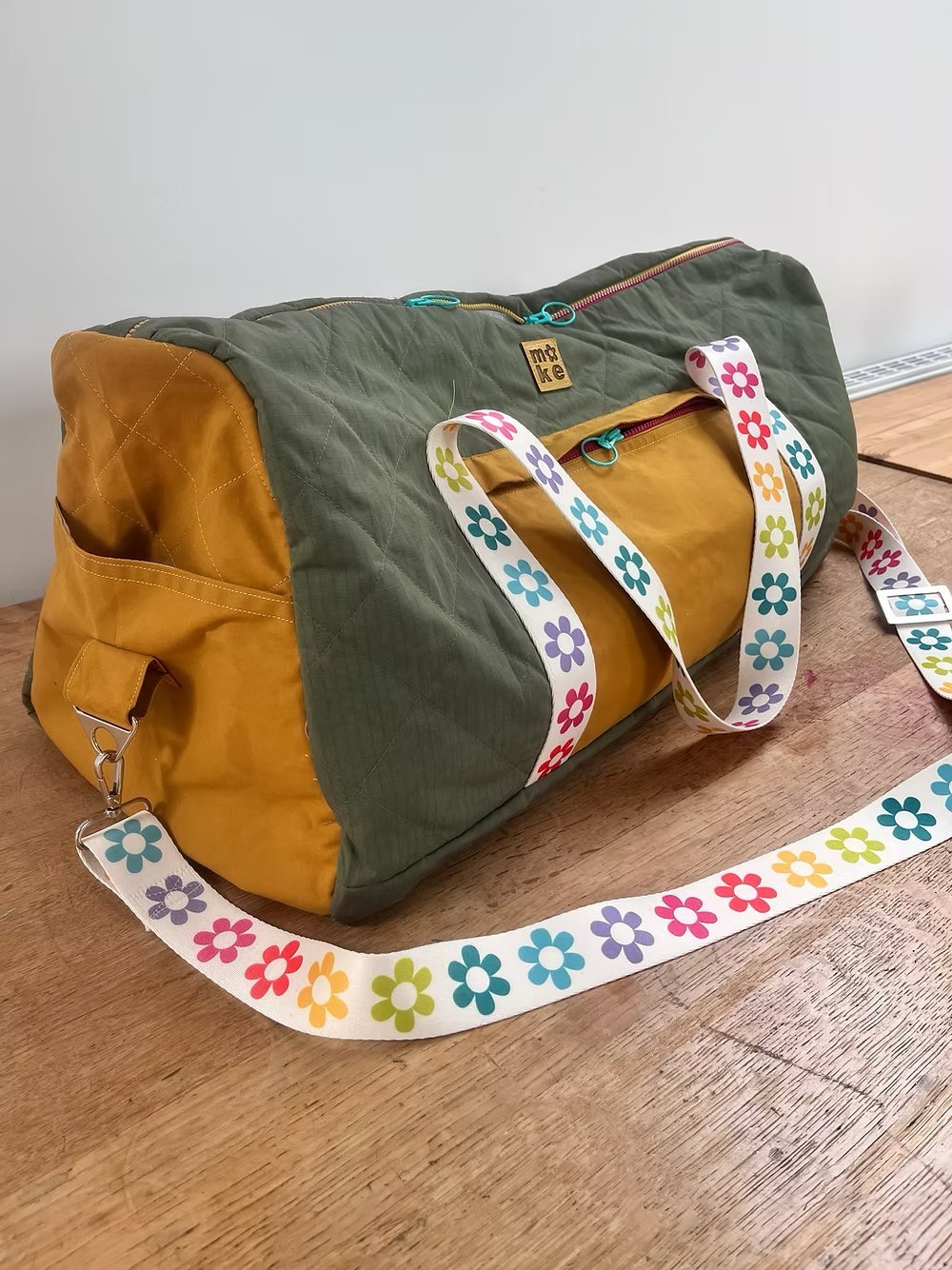Earnley Duffel Bag Paper Pattern - Two Stitches Patterns - Simplifi Fabric