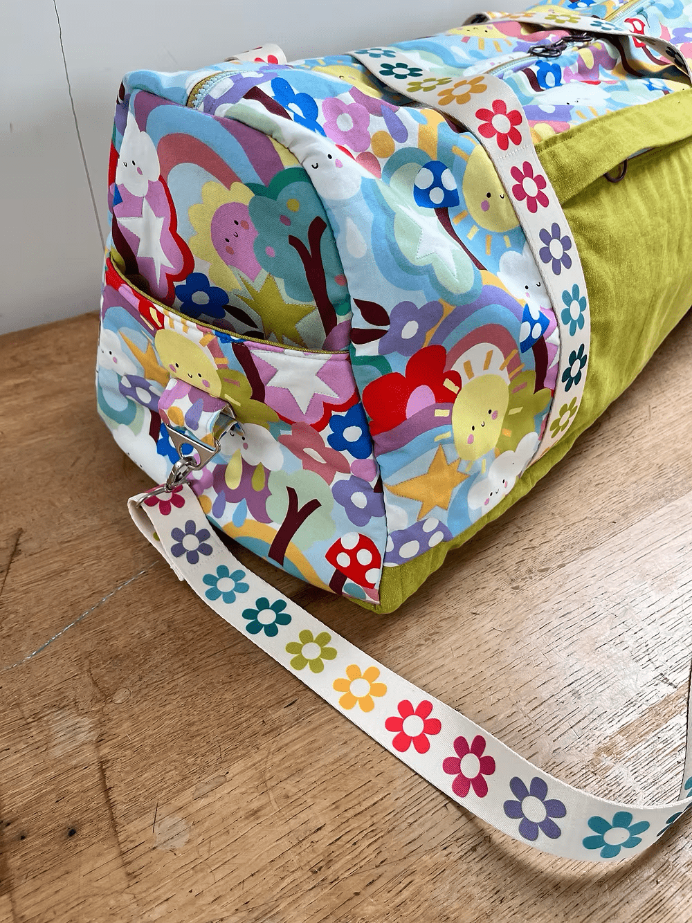 Earnley Duffel Bag Paper Pattern - Two Stitches Patterns - Simplifi Fabric