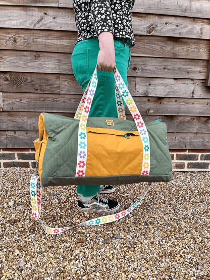 Earnley Duffel Bag Paper Pattern - Two Stitches Patterns - Simplifi Fabric