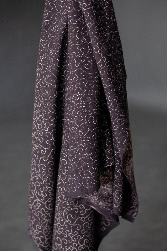 Elysian Ajrakh Indian Block Print Organic Cotton - Merchant & Mills - Simplifi Fabric