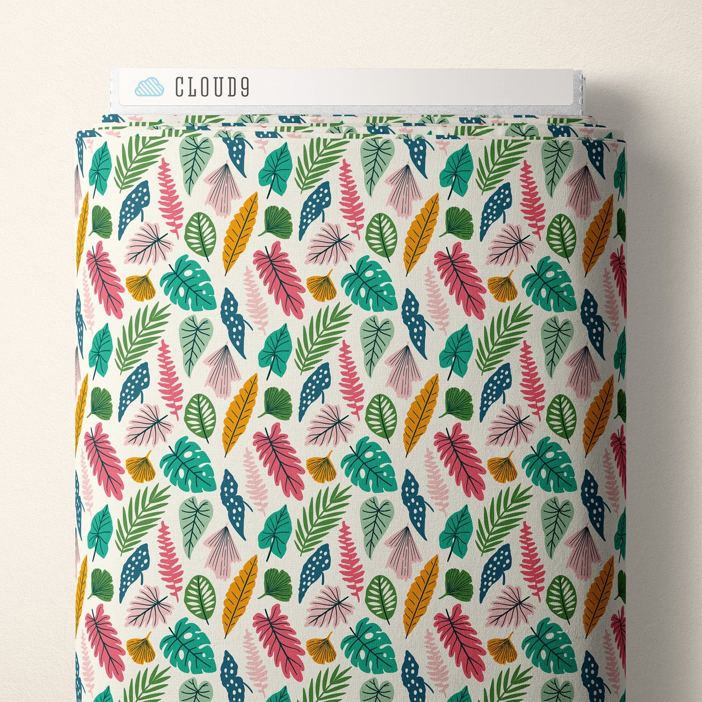 Exotic Leaves - Bohemian Paradise - Maria Galybina - Cloud 9 Fabrics - Poplin - Simplifi Fabric