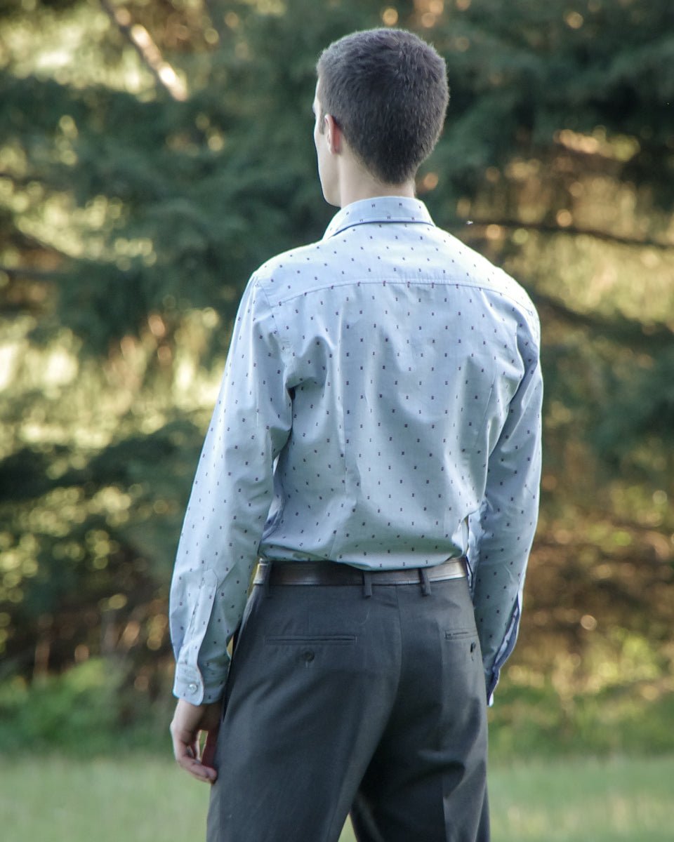 Fairfield Button - Up Shirt Mens PDF Sewing Pattern - Thread Theory - Simplifi Fabric