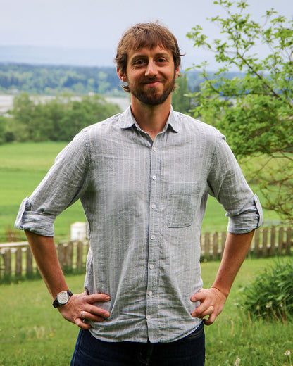 Fairfield Button - Up Shirt Mens PDF Sewing Pattern - Thread Theory - Simplifi Fabric