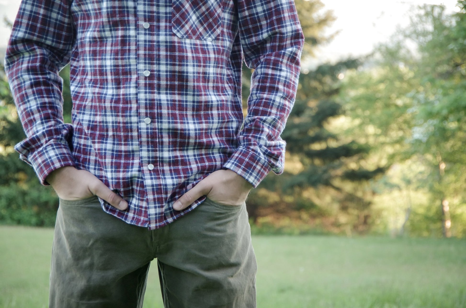 Fairfield Button - Up Shirt Mens PDF Sewing Pattern - Thread Theory - Simplifi Fabric