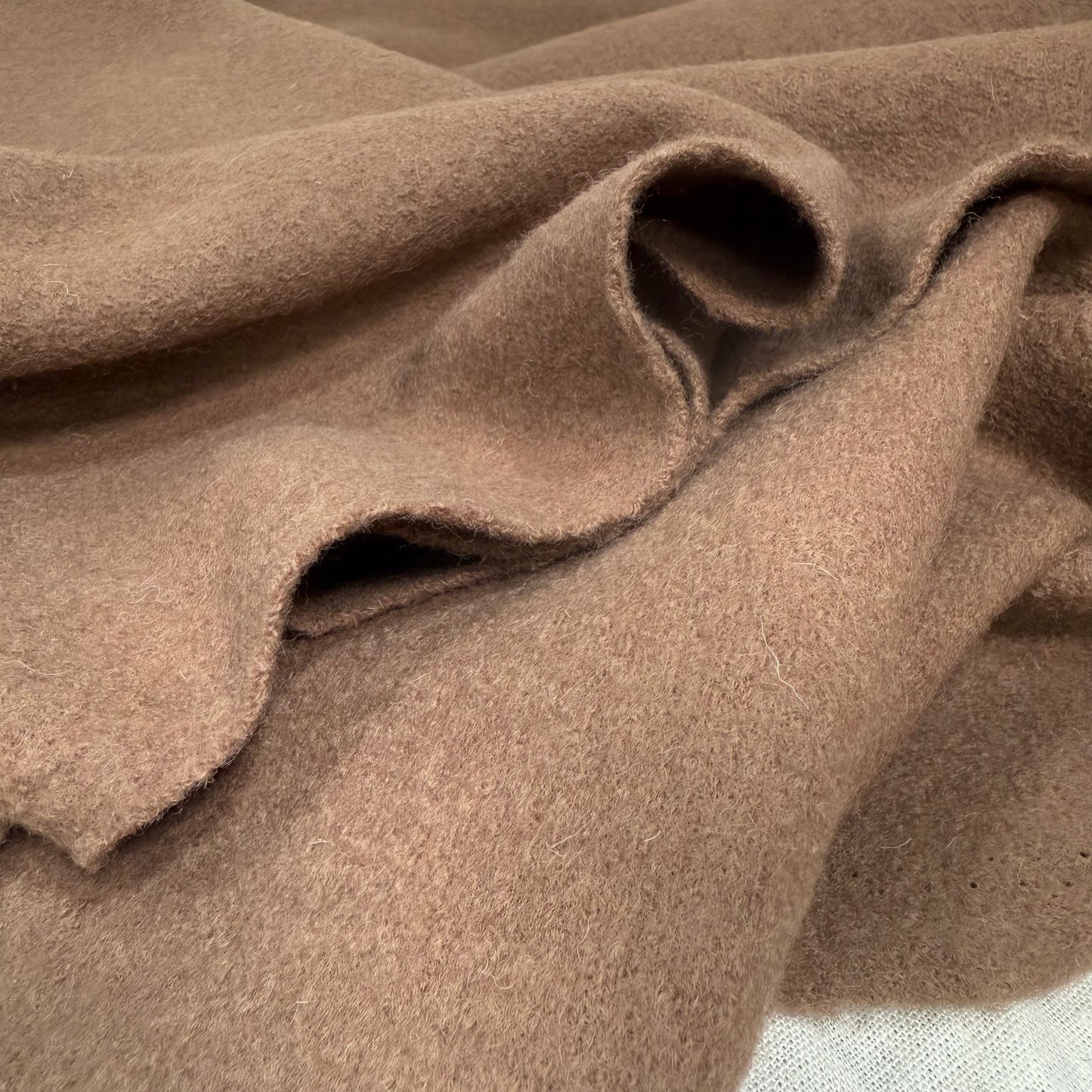 Italian Boiled Wool - Fawn