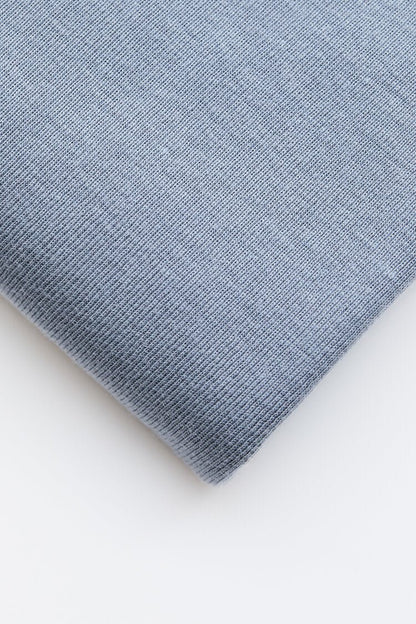 Fine 2x1 Rib Jersey TENCEL™ Lyocell Organic Cotton - OEKO - TEX® - MeetMILK - Sky - Simplifi Fabric