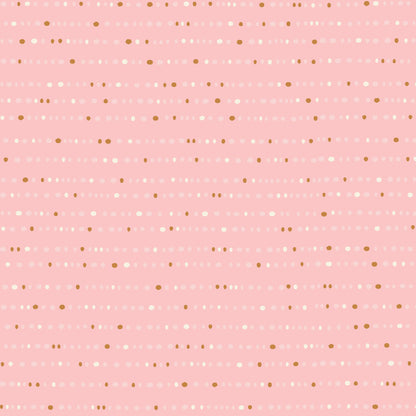 Fireflies - Pink - Naturally Wild - Ann Gardner - Cloud 9 Fabrics - Poplin - Simplifi Fabric