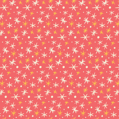 First Flurries - Red - Bright Holiday - Charla Pettingill - Cloud 9 Fabrics - Poplin - Simplifi Fabric