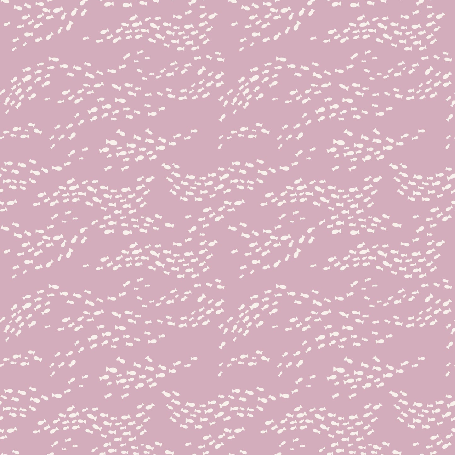 Fish School - Dusty Pink - Seashell Serenade - Jayme Murray - Cloud 9 Fabrics - Poplin - Simplifi Fabric