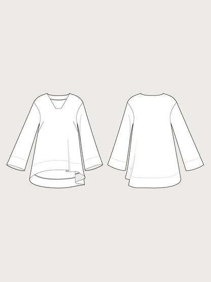 Fitted Waist T-Shirt Pattern - The Assembly Line - Simplifi Fabric