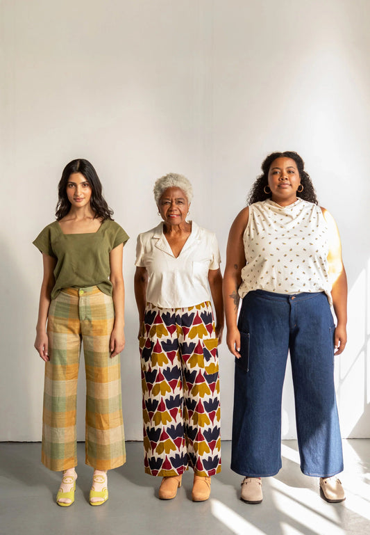 Flaneur Pants Pattern - Friday Pattern Company - Simplifi Fabric