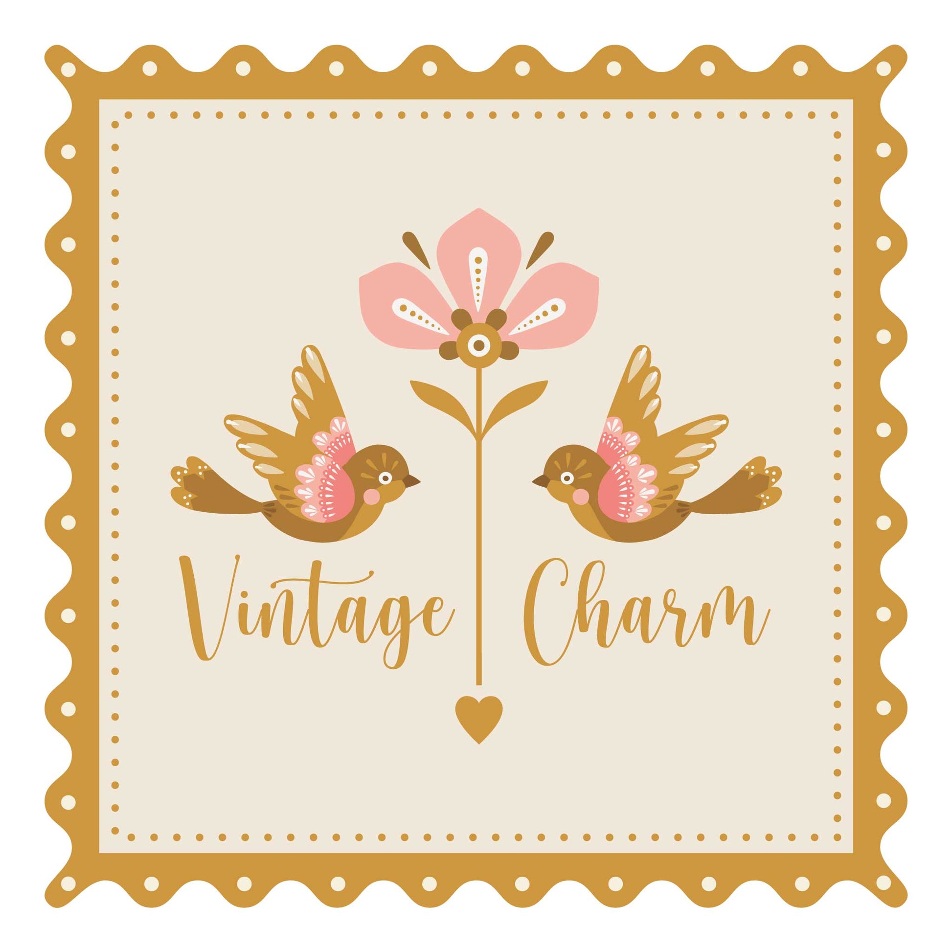 Flora - Vintage Charm - Dots & Glory - Cloud 9 Fabrics - Poplin - Simplifi Fabric