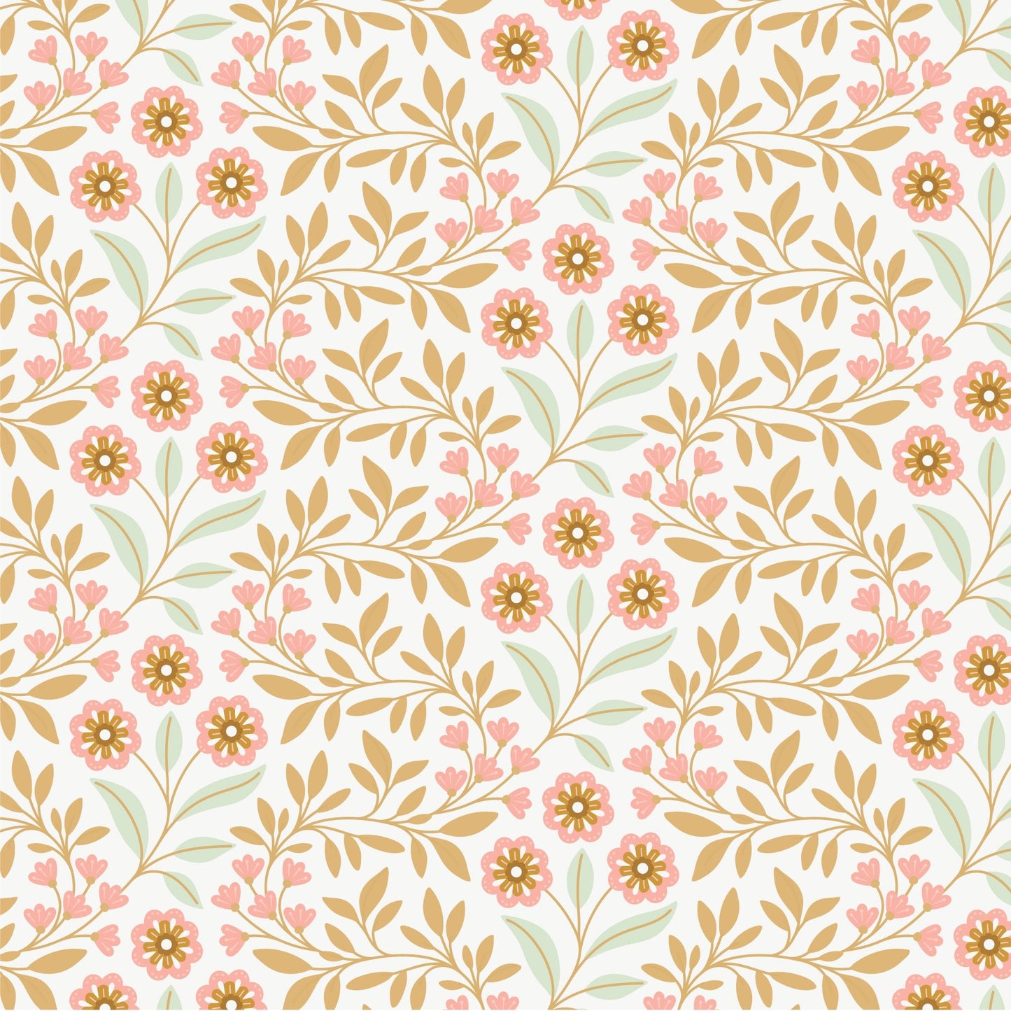 Flora - Vintage Charm - Dots & Glory - Cloud 9 Fabrics - Poplin - Simplifi Fabric