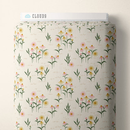 Floral Field - Naturally Wild - Ann Gardner - Cloud 9 Fabrics - Poplin - Simplifi Fabric