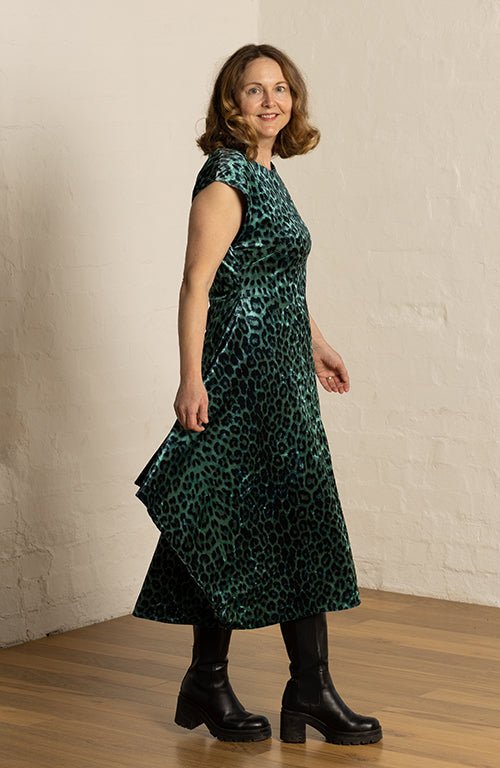 Flounce Dress - Paper Sewing Pattern - Sew Different - Simplifi Fabric