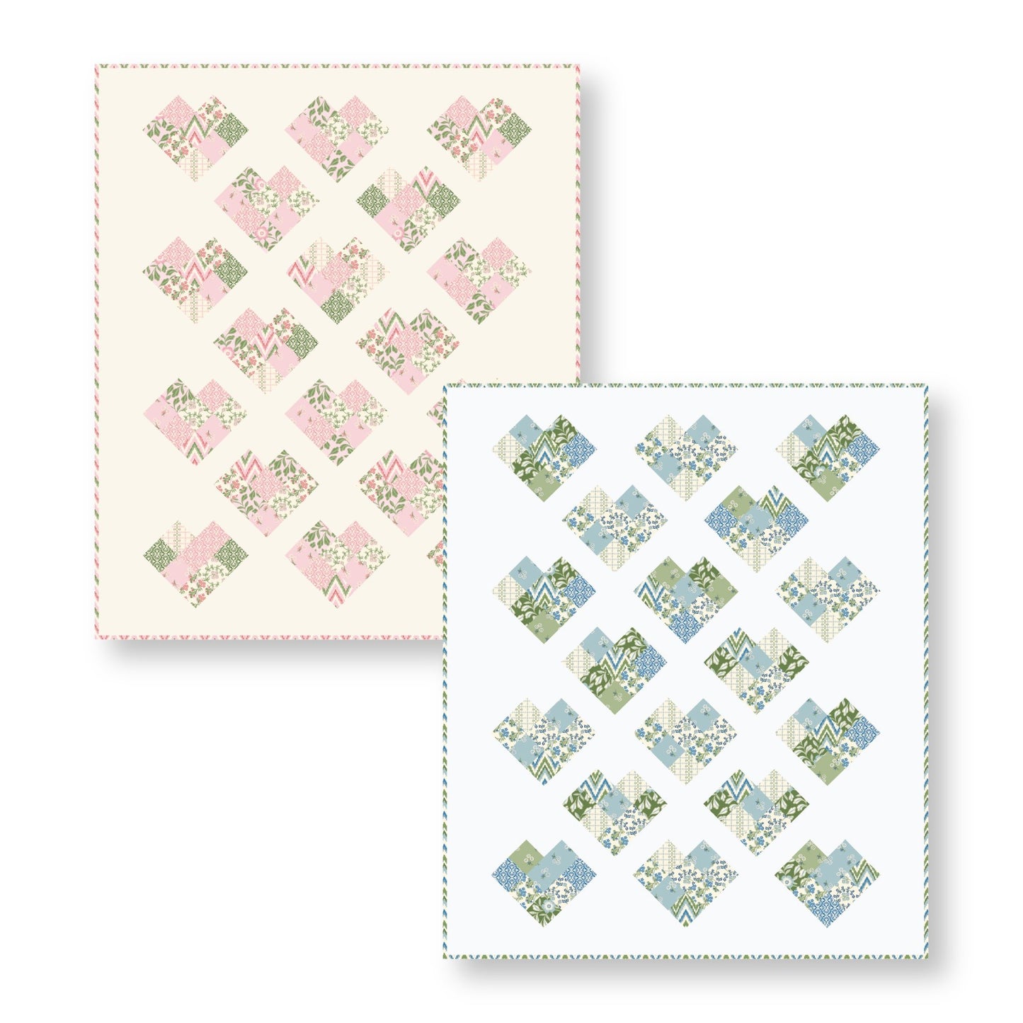 Flowering Lace - Blue - Summer Garden - House Of Haricot - Cloud 9 Fabrics - Poplin - Simplifi Fabric