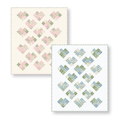 Flowering Lace - Blue - Summer Garden - House Of Haricot - Cloud 9 Fabrics - Poplin - Simplifi Fabric